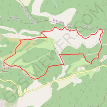 Vauvenargues - Sinnes GPS track, route, trail