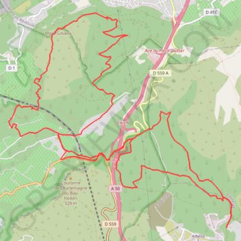 Cassis-Mont Gibaou GPS track, route, trail