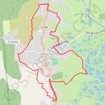 Le sentier de la forêt - Merlimont GPS track, route, trail