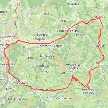 Croixblanche GPS track, route, trail