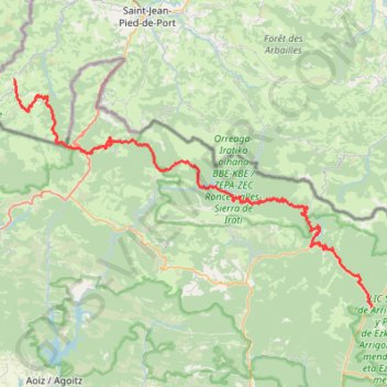 Traversée des Pyrénées étape 2 GPS track, route, trail