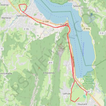 Semi-Marathon des sources du lac d'ANNECY 2023-16934705 GPS track, route, trail