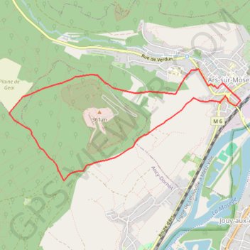 Ars-Gare - La-Pierre-Qui-Tourne GPS track, route, trail