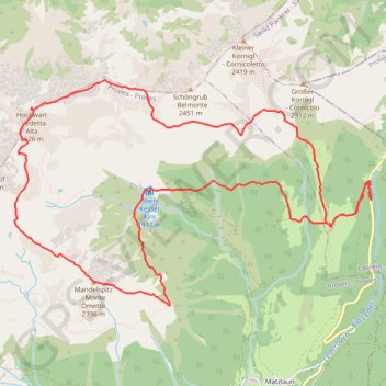 Ometto-Vedetta Alta GPS track, route, trail