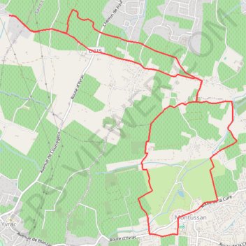 Sainte-Eulalie GPS track, route, trail