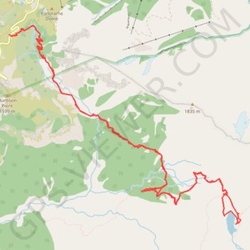 Lake Ann GPS track, route, trail