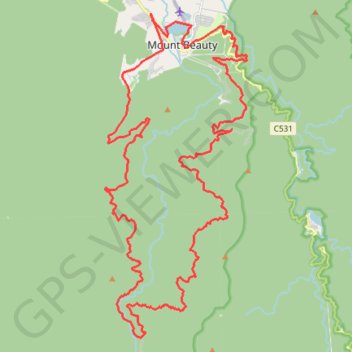 West Kiewa Valley GPS track, route, trail