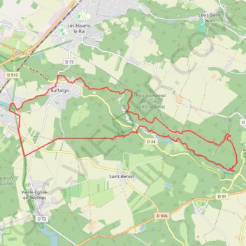 VAUX DE CERNAY GPS track, route, trail