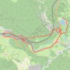 Cascade des Dards depuis le Lac de Virieu GPS track, route, trail