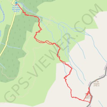 Dent de soques GPS track, route, trail