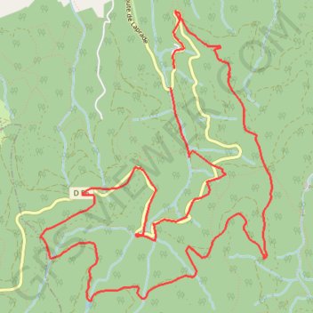 Autour de Labruguière GPS track, route, trail