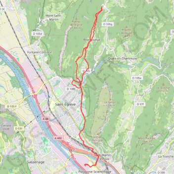 Le Gua GPS track, route, trail