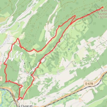Montagne du Larmont GPS track, route, trail