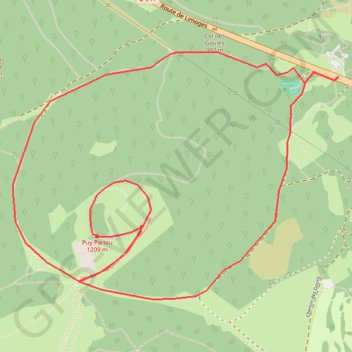 Puy de Pariou GPS track, route, trail