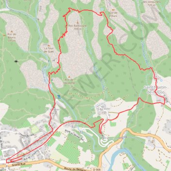 Trail du Caroux 2023 10 km (Officiel)-15974830 GPS track, route, trail
