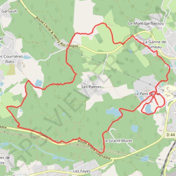 Les Gendarmes Et Les Voleurs De Temps en Limousin GPS track, route, trail