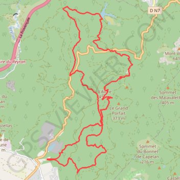 Trail Hermes Estérel - 22km GPS track, route, trail