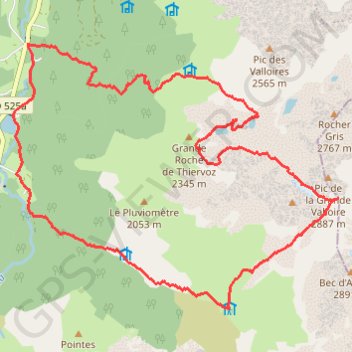 Tour du Rocher d'Arguille par le Passage Odru et le Col du Tepey (Belledonne) GPS track, route, trail