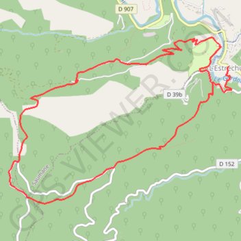 Sentier du Soult - L'Estréchure GPS track, route, trail