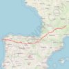 (tous)_saint_Jacques_de_Compostelle_1600Km GPS track, route, trail