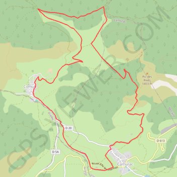 La route des sapins - Le tour du Boum GPS track, route, trail