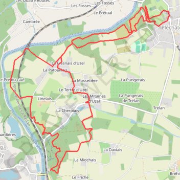 Rocher d'Uzel-15698965 GPS track, route, trail