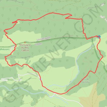 Le tour du Rey - Castet GPS track, route, trail