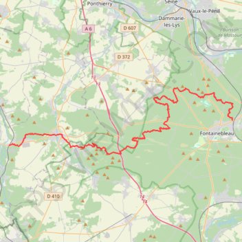 Trance GPX de la Trans'Bleusarde GPS track, route, trail