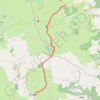 GRP Cézallier - Etape liaison - Pradiers - Boutare GPS track, route, trail