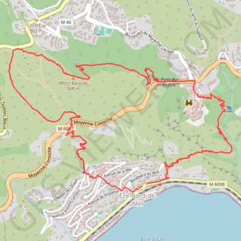 Circuit du Mont-Bastide GPS track, route, trail