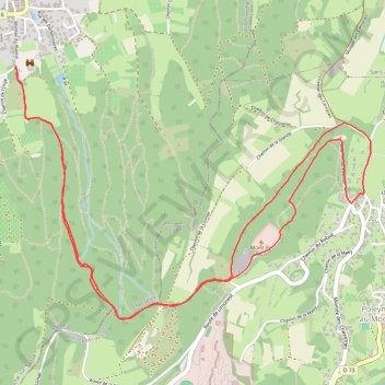 Du sentier géologique à la Tour Risler - Chasselay GPS track, route, trail