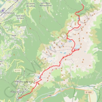 Traversée de Belledonne GPS track, route, trail