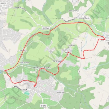 Lignan de Bordeaux GPS track, route, trail