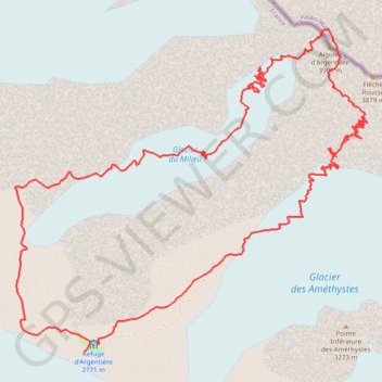Aiguille d'Argentière GPS track, route, trail