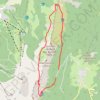 Tour des aretes du Gerbier depuis Prelanfrey (Vercors) GPS track, route, trail