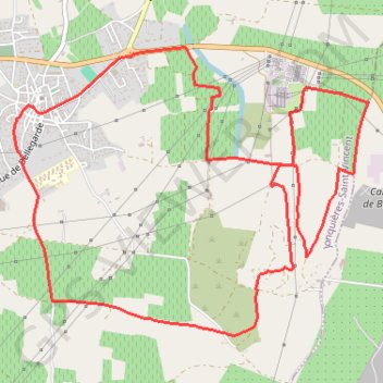 Sur les traces de la Via Domitia - Jonquières-Saint-Vincent GPS track, route, trail