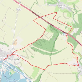 Balade des Larris - Long GPS track, route, trail