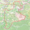 🚴 Trace ,boucle du Carsac, de la Cité de Carcassonne GPS track, route, trail