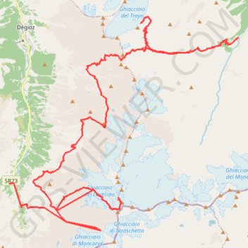 Gran paradiso GPS track, route, trail