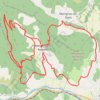 Ponet, Combe Mare et Tête Dure GPS track, route, trail