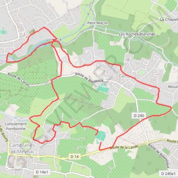 Camblanes GPS track, route, trail