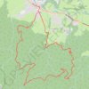 Le sentier des Gentilshommes Verriers - Saint-Amand-Soult GPS track, route, trail
