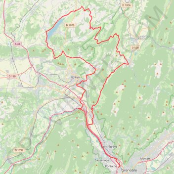 Mille Martyrs - Grenoble GPS track, route, trail