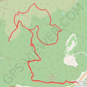 Trou du Garagaï du Signoret GPS track, route, trail