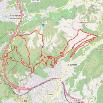 Les Vallons du Pas D'oullier GPS track, route, trail