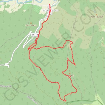 11-453 GPS track, route, trail
