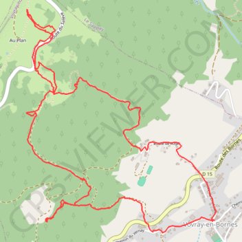 Plan du Salève depuis Vovray-en-Bornes GPS track, route, trail