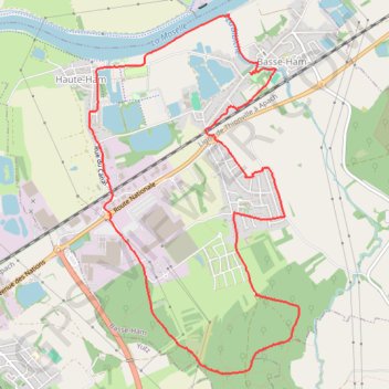 Marche de Basse ham GPS track, route, trail