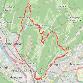 Sortie route GPS track, route, trail