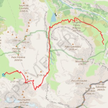 [Itinéraire] Etape 2 : de l'auberge du Maillet au refuge des Espuguettes GPS track, route, trail